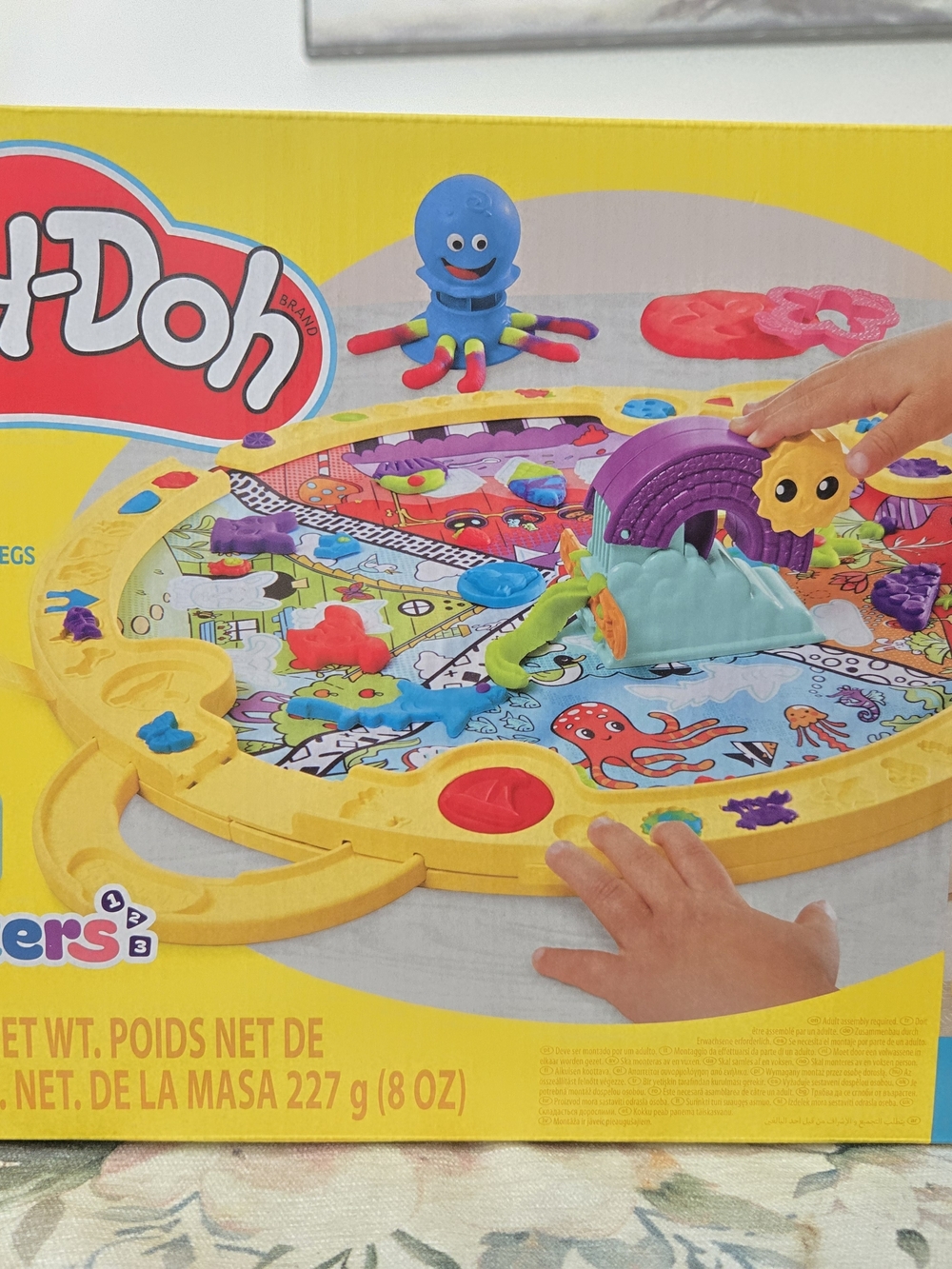 Kids Ocean Playset with Yellow Activity Tray